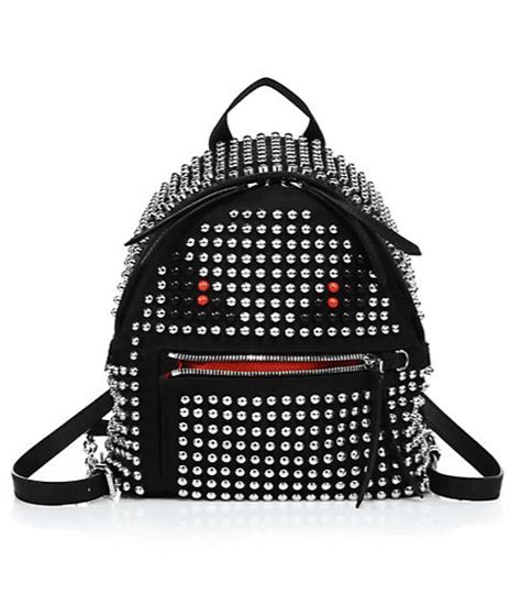 fendi studded monster backpack|fendiness small backpack.